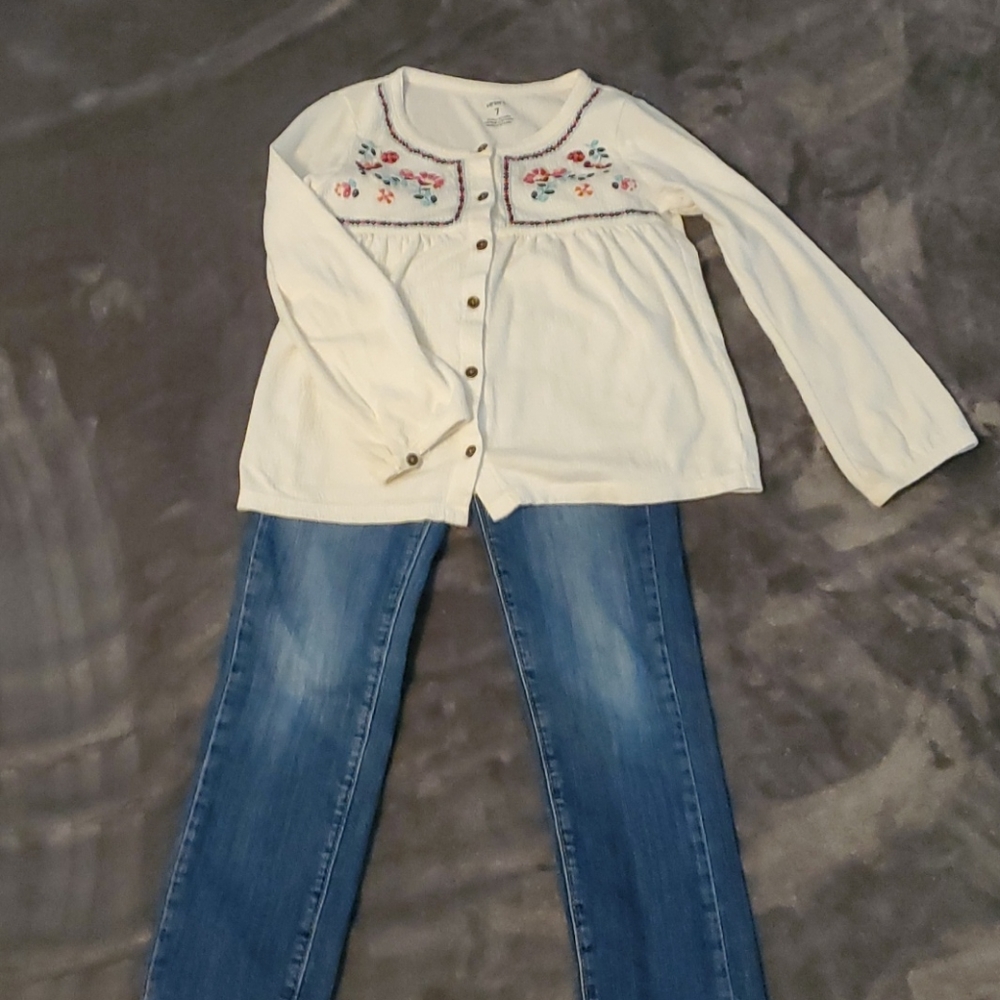 Girls size 7 outfit